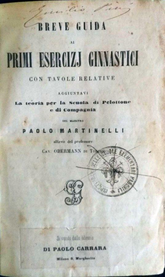 Breve guida ai primi esercizi ginnastici - Paolo Martinelli - copertina