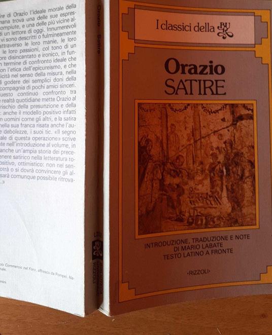 Satire - Quinto Orazio Flacco - copertina