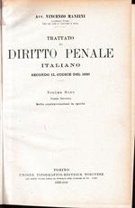 Trattato di Diritto Penale Italiano secondo il codice del 1930, vol. 9°, tomo II