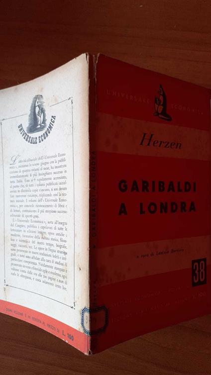 Garibaldi a Londra - Aleksandr Herzen - copertina