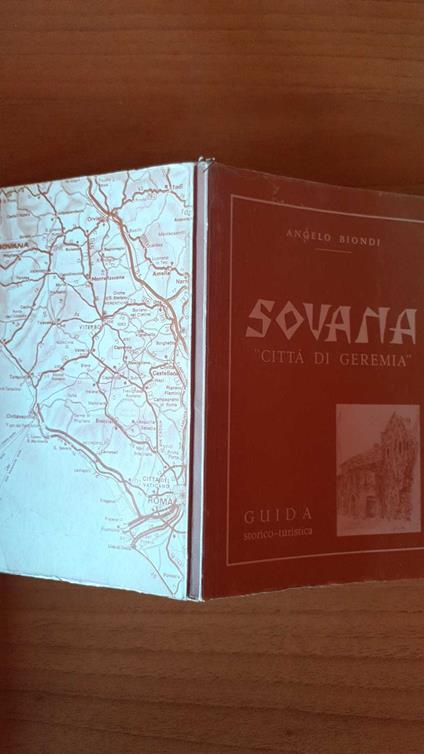 Sovana "Citta' di Geremia". Guida storico-turistica - Angelo Biondi - copertina