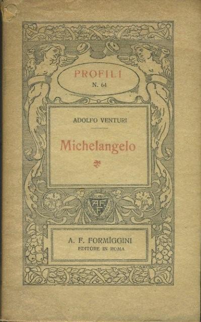 Michelangelo - Adolfo Venturi - copertina