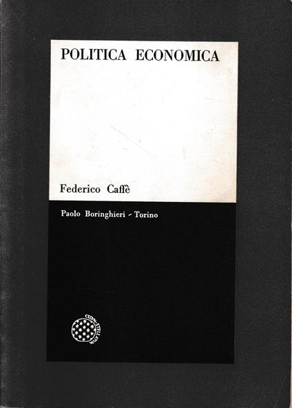 Politica Economica - Federico Caffè - copertina