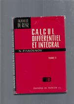 CALCUL DIFFERENTIEL ET INTEGRAL, tome I