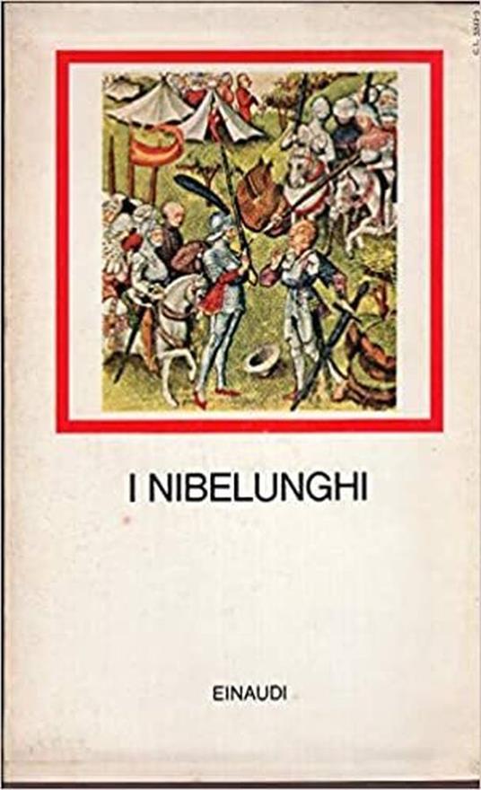 I Nibelunghi, tavole illustrate fuori testo a colori , 8 miniature medioevali , Collana : I Millenni - copertina
