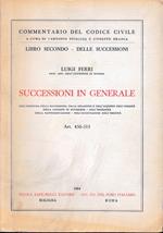 Successioni in generale, art. 456-511