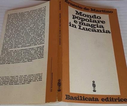 Mondo Popolare e magia in Lucania - Ernesto De Martino - copertina