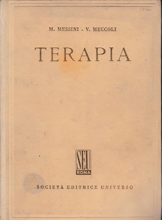 Compendio di terapia delle malattie interne - copertina