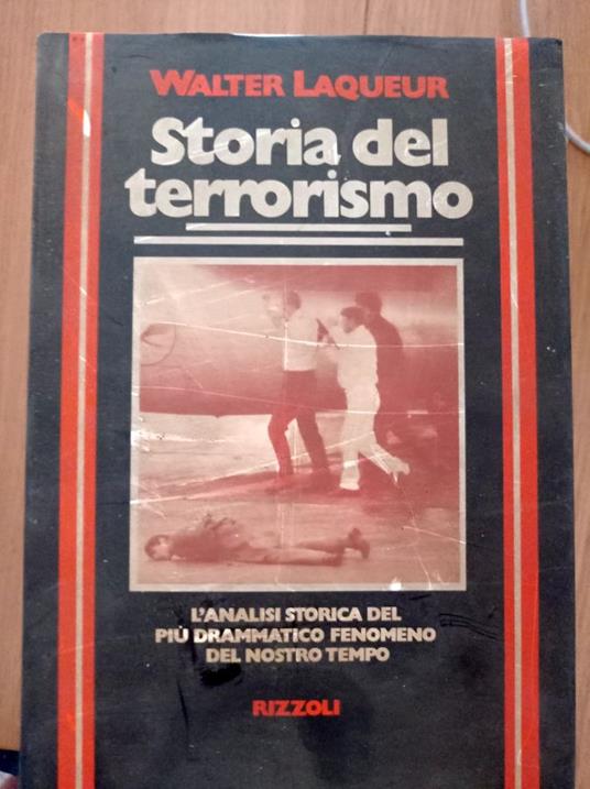 Storia del terrorismo - Walter Laqueur - copertina