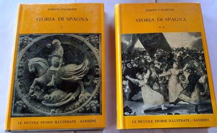 Storia di Spagna Volume I II - Joseph Calmette - copertina
