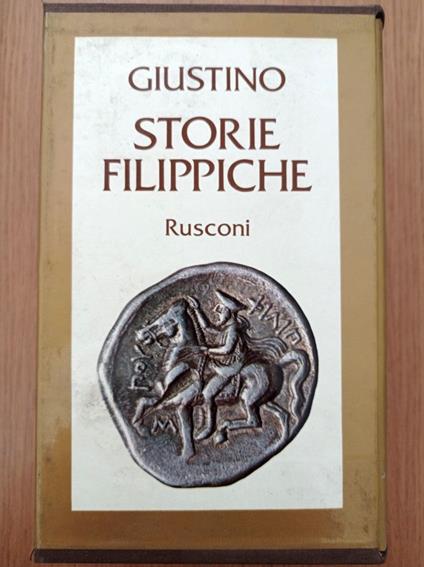 Storie filippiche - Giustino (san) - copertina