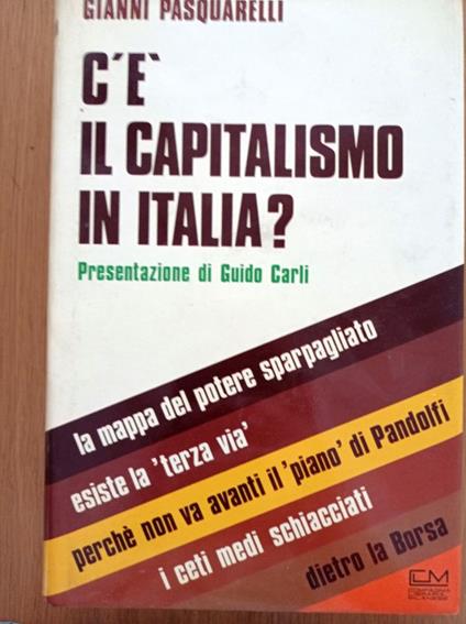 C'è il capitalismo in Italia? - Gianni Pasquarelli - copertina