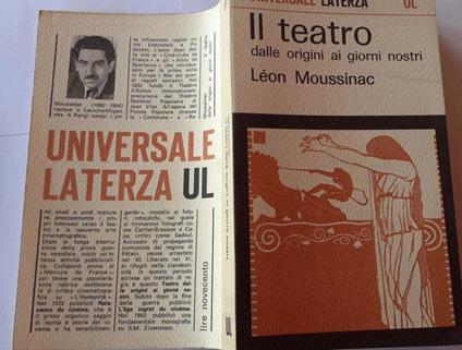 Il teatro dalle origini ai giorni nostri - Léon Moussinac - copertina