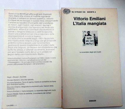 L' Italia mangiata - Vittorio Emiliani - copertina