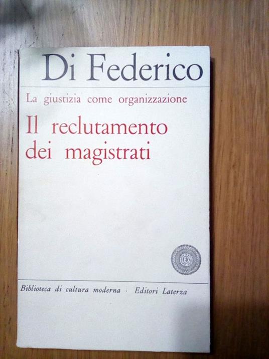 Il reclutamento dei magistrati - Federico Dati - copertina