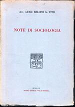 Note di Sociologia