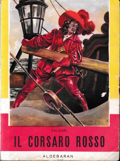 Il corsaro rosso - Emilio Salgari - copertina