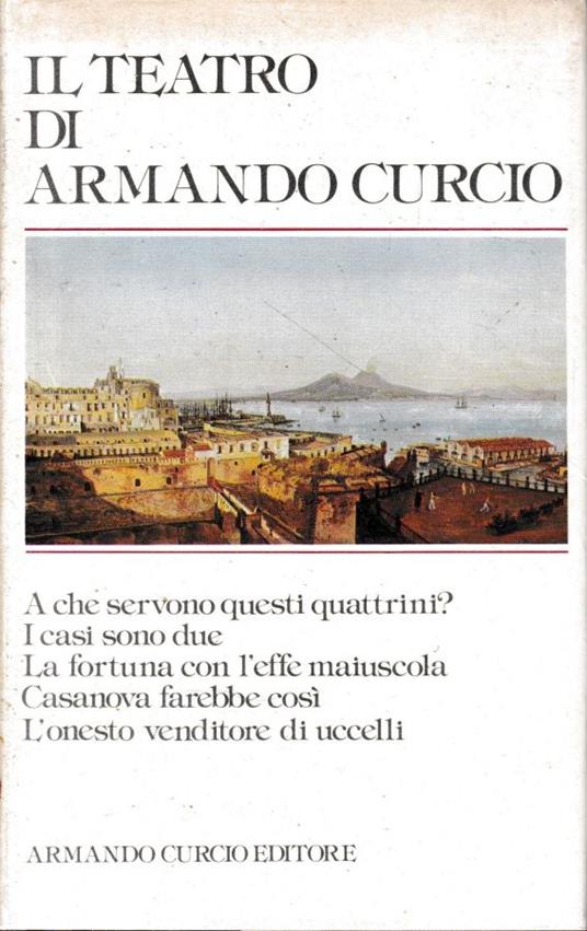 Il teatro di Armando Curcio - Luciano Lucignani - copertina