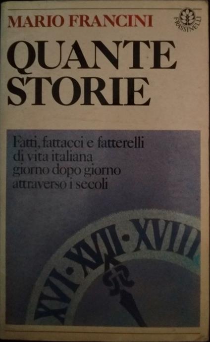 Quante storie - Mario Francini - copertina