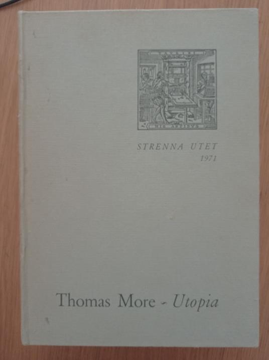 Utopia - Thomas Moore - copertina