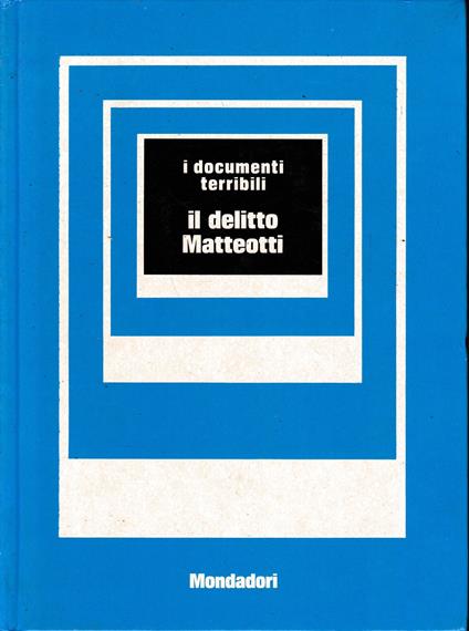 Il delitto Matteotti - copertina