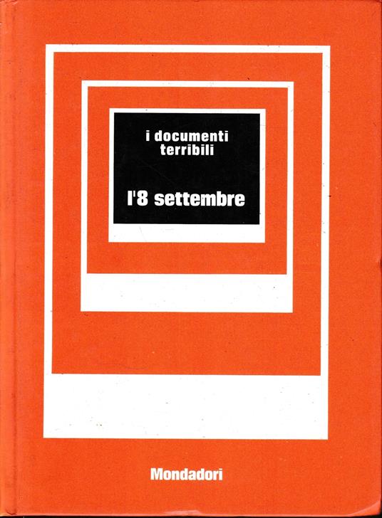 L' 8 Settembre - Mario Cervi - copertina