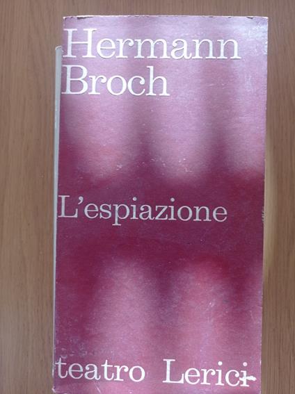 L' espiazione - Hermann Broch - copertina