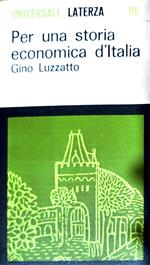 Per una storia economica d'Italia