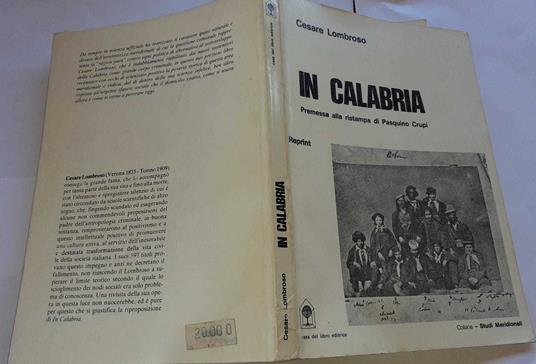 In Calabria (1862-1897) - Cesare Lombroso - copertina