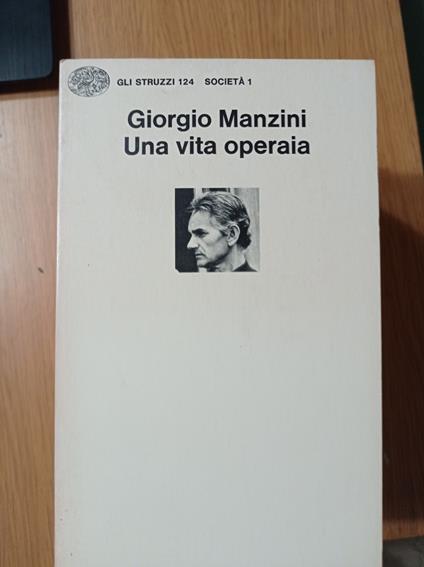 Una vita operaia - Giorgio Manzini - copertina