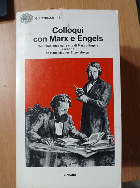 Colloqui con Marx e Engels - Hans Magnus Enzensberger - copertina