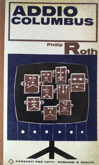 Addio Columbus - Philip Roth - copertina