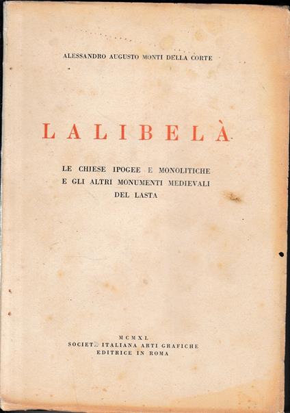 Lalibelà - copertina