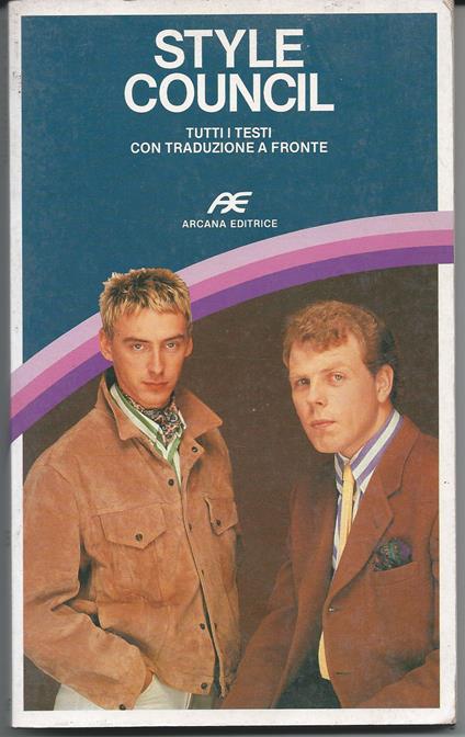 Style Council - Riccardo Bertoncelli - copertina