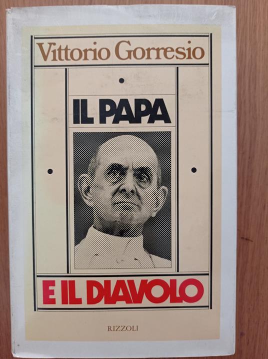 Il Papa e il diavolo - Vittorio Gorresio - copertina