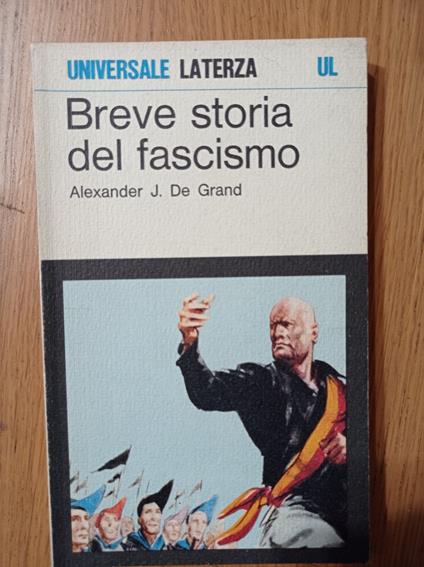 Breve storia del fascismo - Alexander J. De Grand - copertina