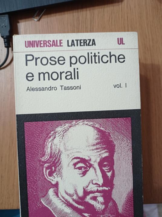 Prose politiche e morali Vol. I - Alessandro Tassoni - copertina