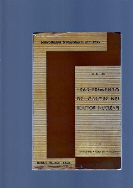 Trasferimento Del Calore Nei Reattori Nucleari - copertina