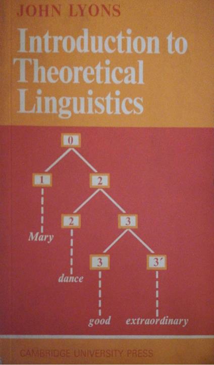 Introduction to Theoretical Linguistics - John Lyons - copertina