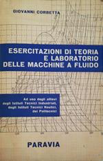 Esercitazioni di teoria e laboratorio delle macchine a fluido