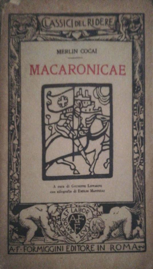 Macaronicae - Merlin Cocai - copertina