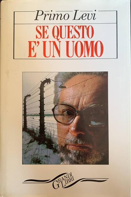 Se questo è un uomo - Primo Levi - copertina