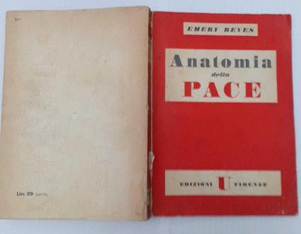 Anatomia della pace - Emery Reves - copertina