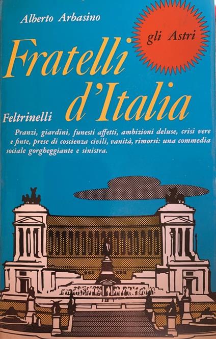 Fratelli d'Italia - Alberto Arbasino - copertina