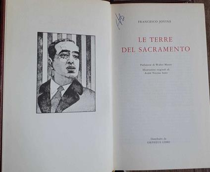 Le terre del sacramento - Francesco Jovine - copertina