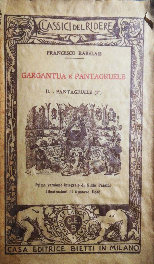 Gargantua e Pantagruele Vol.II - François Rabelais - copertina
