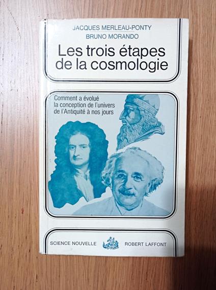 Les trois etapes de la cosmologie - copertina