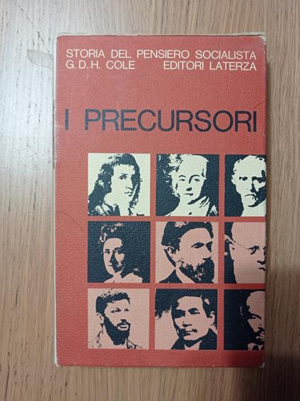 Storia del pensiero socialista: i precursori - G. D. H. Cole - copertina