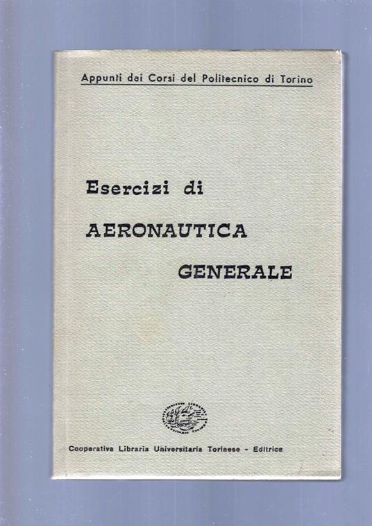 Esercizi Di Aeronautica Generale - copertina