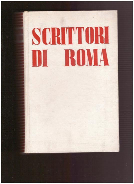 Scrittori Di Roma - Francesco Sapori - copertina